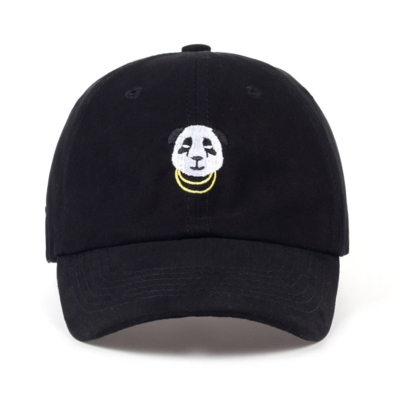 New Panda Gold Chains Baseball Cap