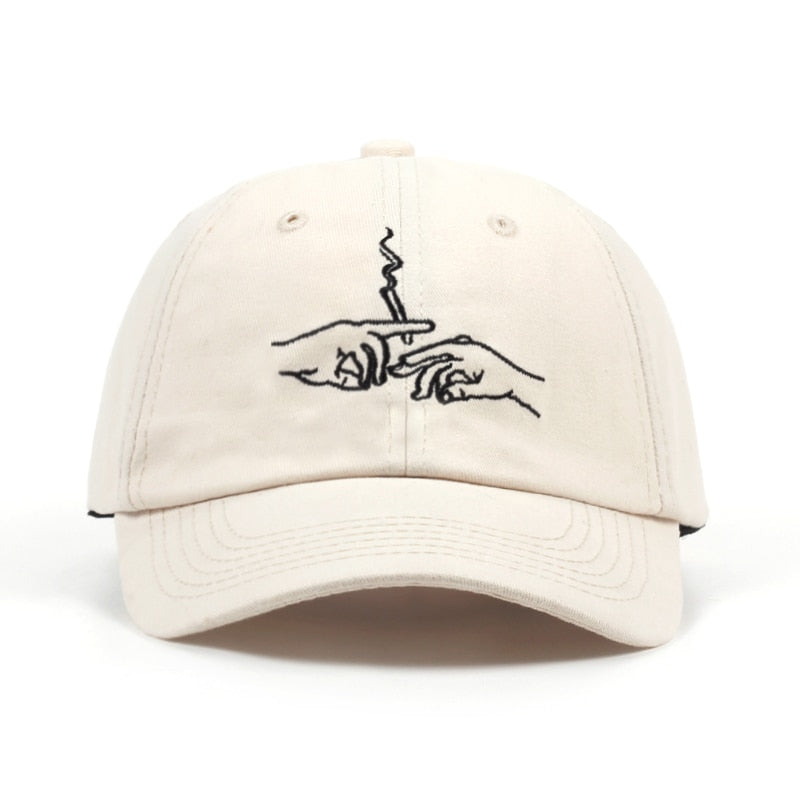 hot sale smoking embroidery baseball cap