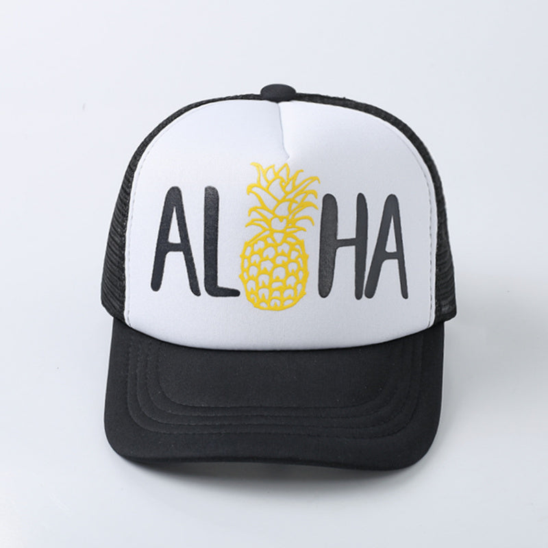 New ALOHA Pineapple Print Baseball Hat