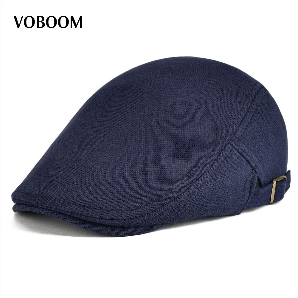 Navy Blue Flat Ivy Cap