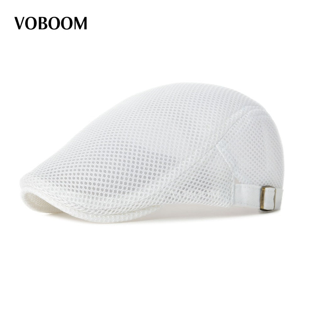 White Casual Beret Hat