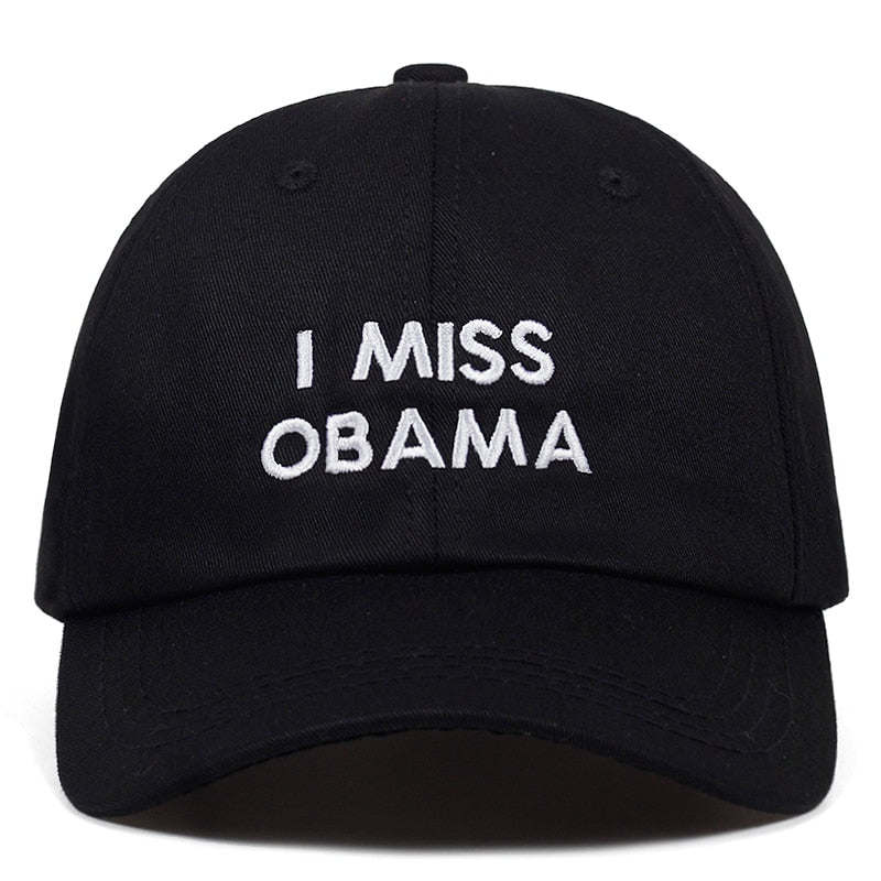 New I MISS OBAMA dad hats