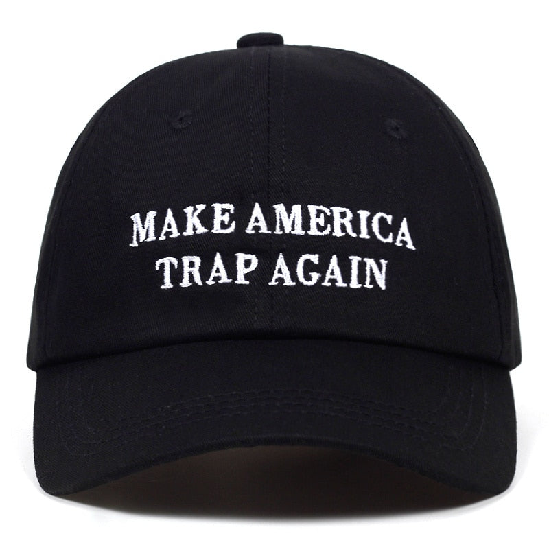 High Quality Letter MAKE AMERICA TRAP AGAIN Snapback hat