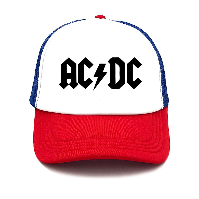Cool Trucker Mesh Caps ACDC Band Rock Fans Cap