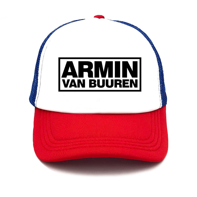 Armin Van Buuren DJ pattern printing net cap