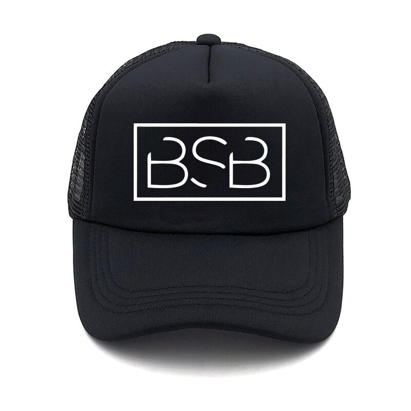 new fashion BSB Logo Printing summer net cap