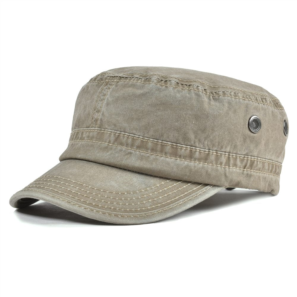 Khaki Men Military Hat
